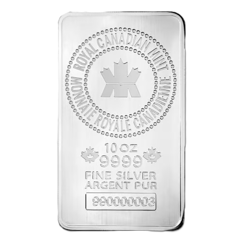 10 oz Silver Bar | Royal Canadian Mint