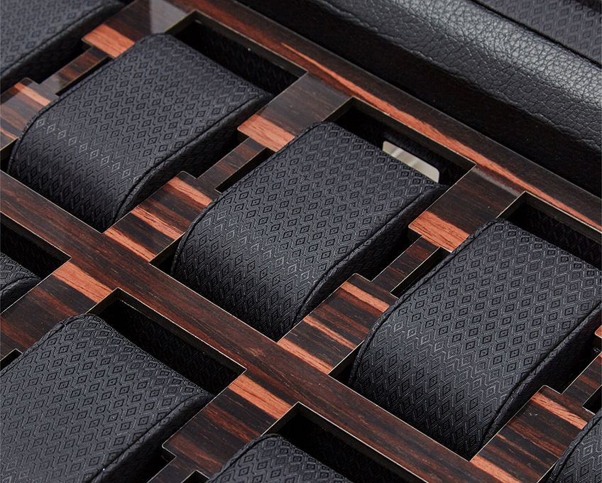 Roadster 10 Piece Watch Box with Drawer