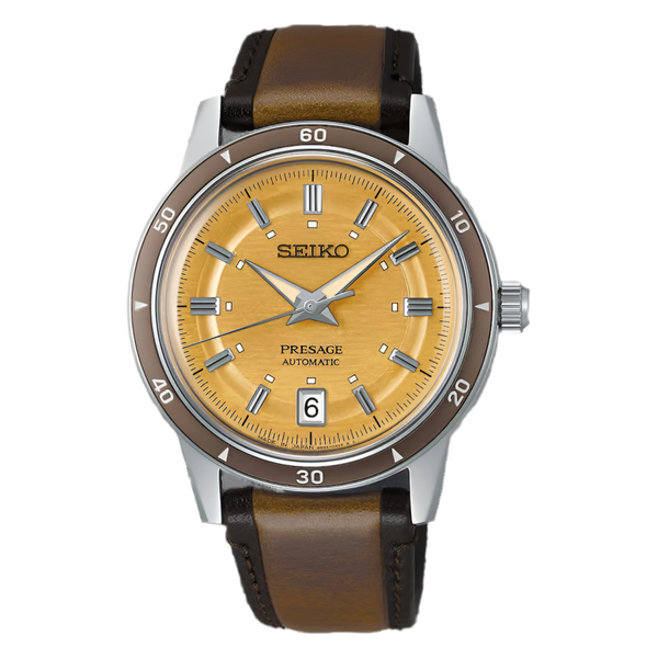 Seiko Presage Style 60s in Golden Yellow SRPL75J1
