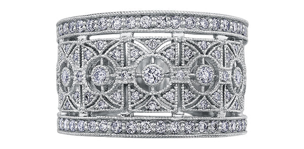 10K White Gold 0.85cttw Diamond Ring - 4
