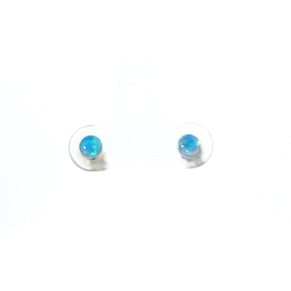 925 Sterling Silver Blue Stone Earrings