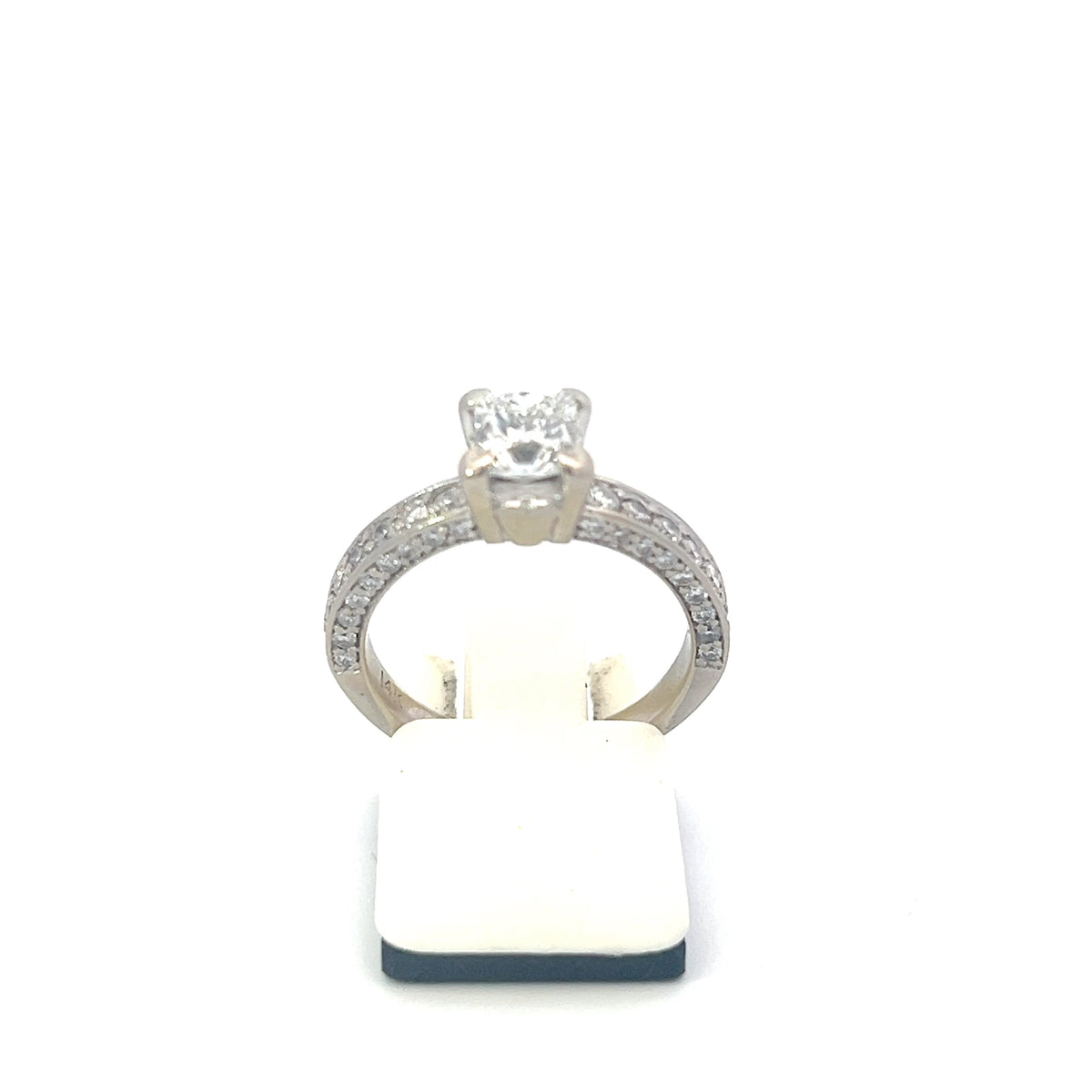 Previously Loved - 2.24cttw Princess Cut Diamond Engagement Ring Set