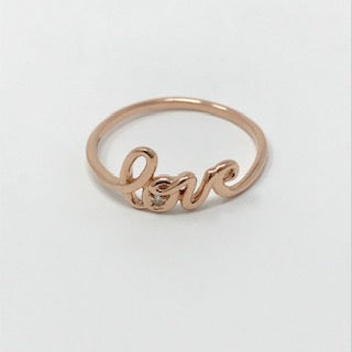Diamond Love Ring