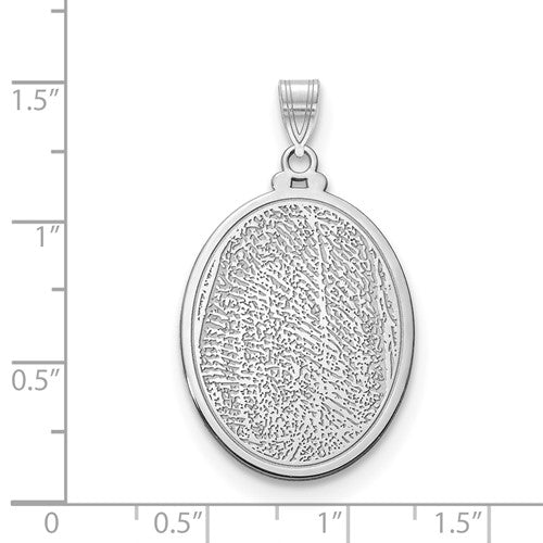 Fingerprint on sale locket necklace