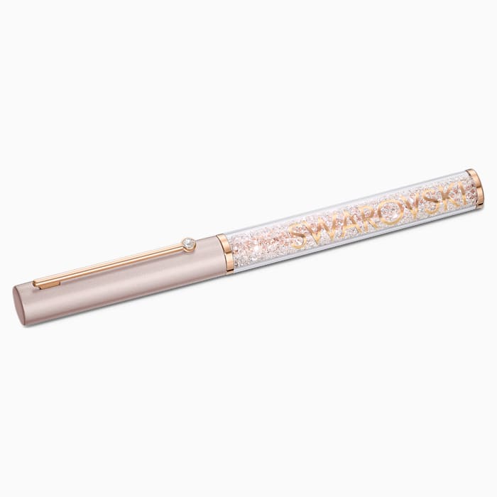 CRYSTALLINE GLOSS BALLPOINT PEN, PINK, ROSE-GOLD TONE PLATED 5568759 - Core