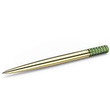 5618145 Lucent Ball Point Pen Gold with Green Crystals - Limited Edition- Discontinued