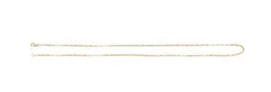 1.2 mm Elongated Box 18&quot; Chain with Lobster Clasp - Various Lengths
