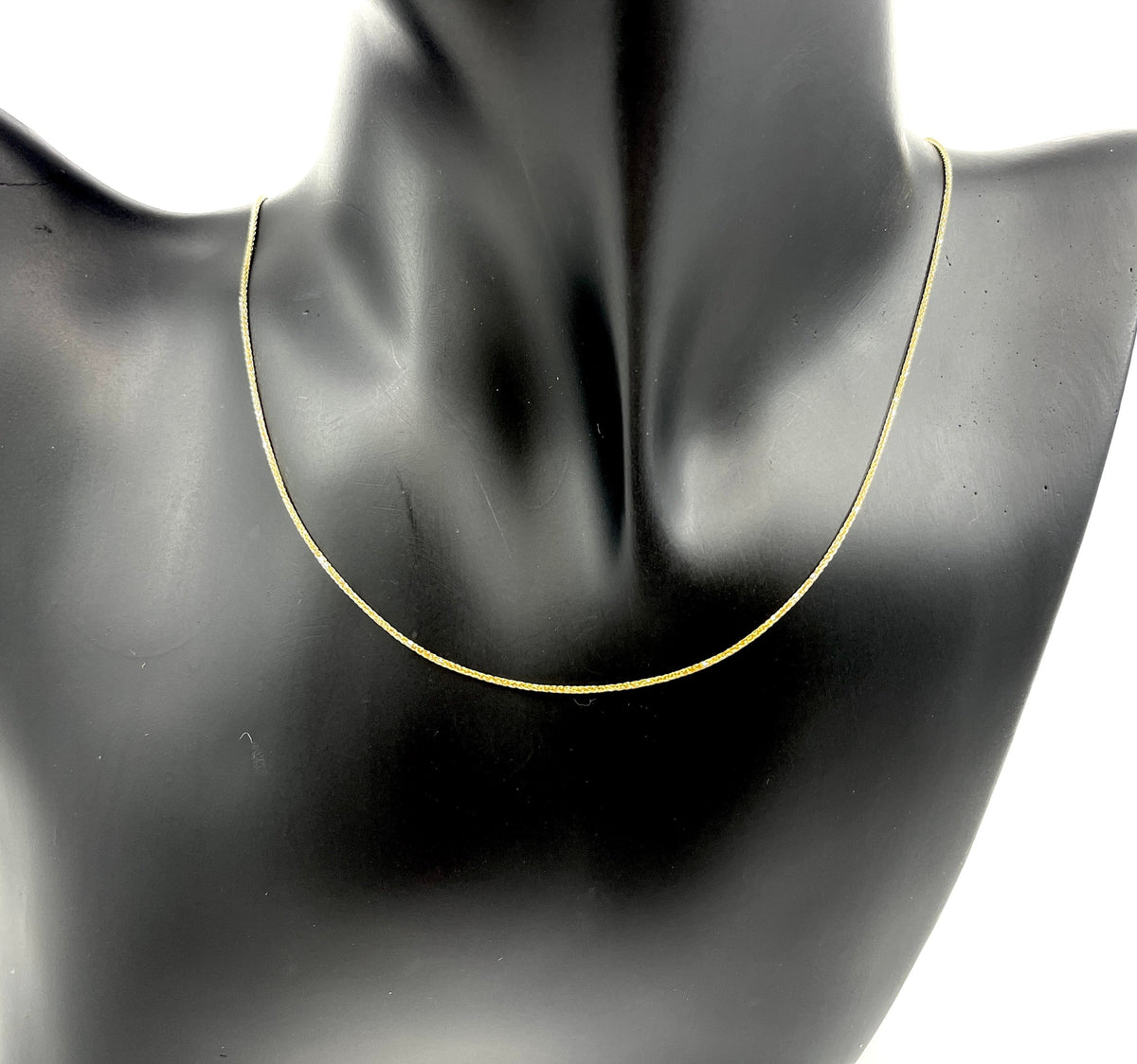 Tracking - 10K Yellow Gold 1.3mm Wheat Chain, 20&quot;