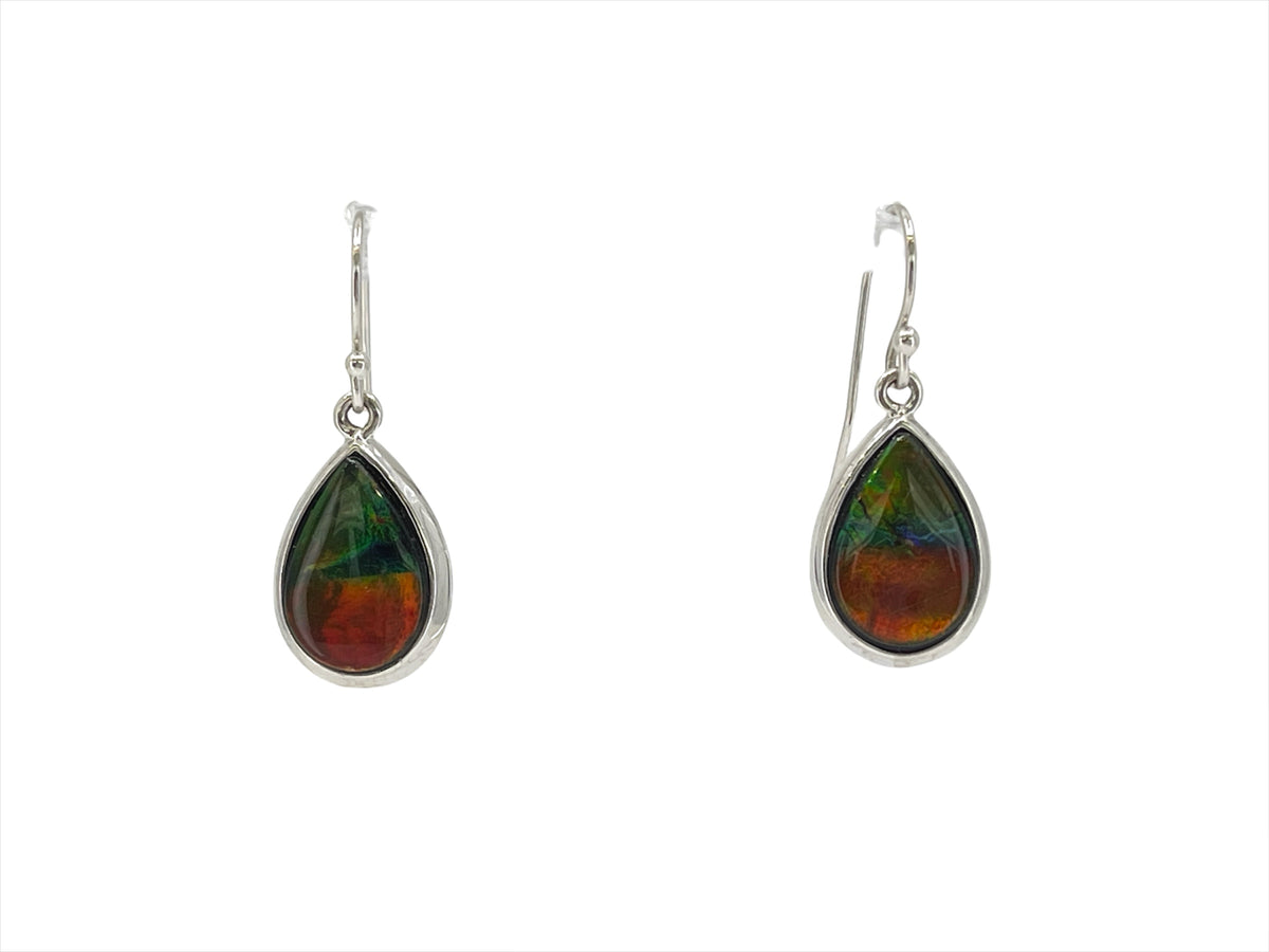 Sterling Silver &quot;AA&quot; Quality Ammolite Earrings