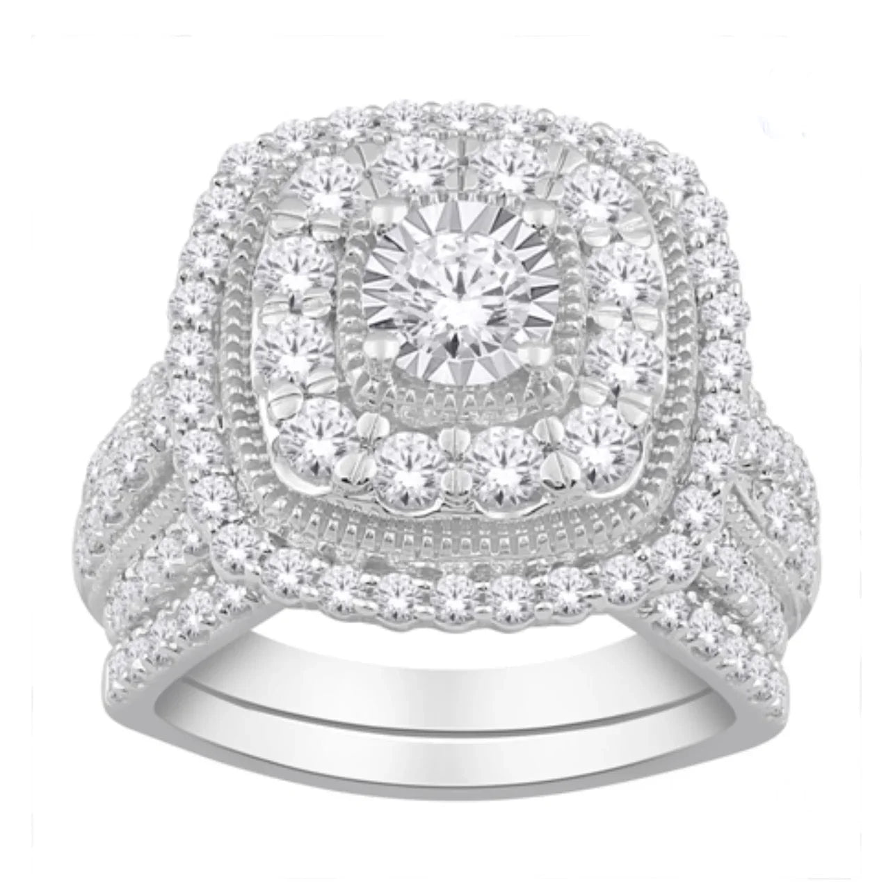 Halo Diamond Rings