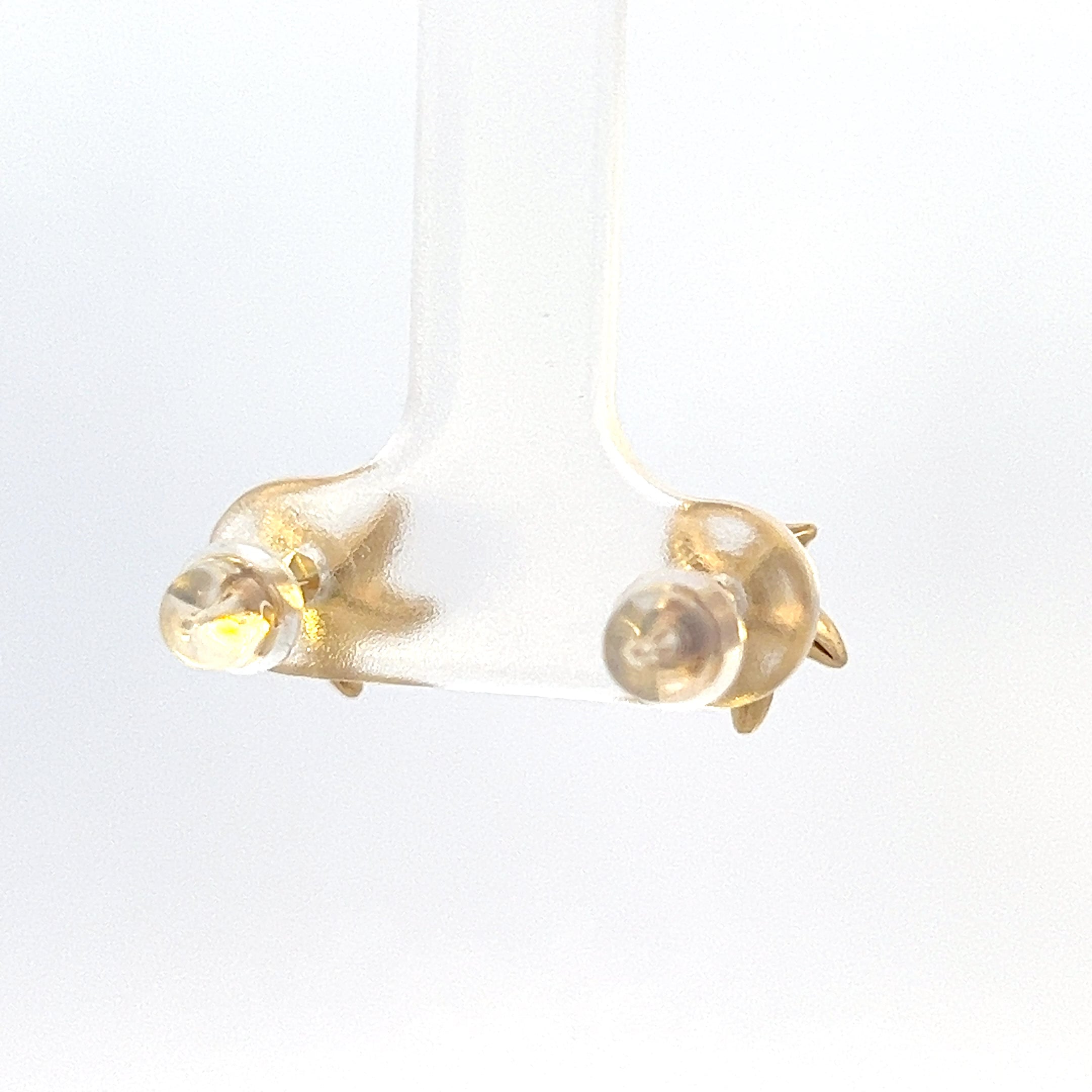 14K Yellow Gold Starfish stud earrings