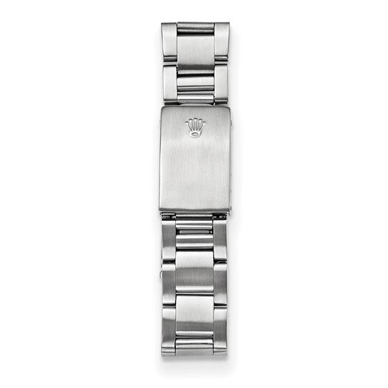Reloj Rolex de acero Oyster Datejust de 36 mm con esfera de diamantes verdes y bisel estriado de 18 k de segunda mano con certificado independiente en EE. UU. Swiss Crown™ 