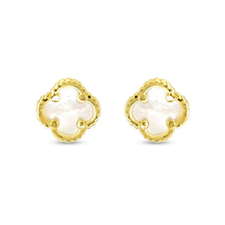Pendientes de oro amarillo de 10 quilates de 17 mm