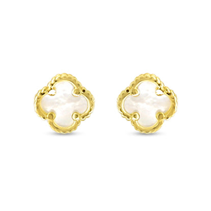 Pendientes de oro amarillo de 10 quilates de 17 mm