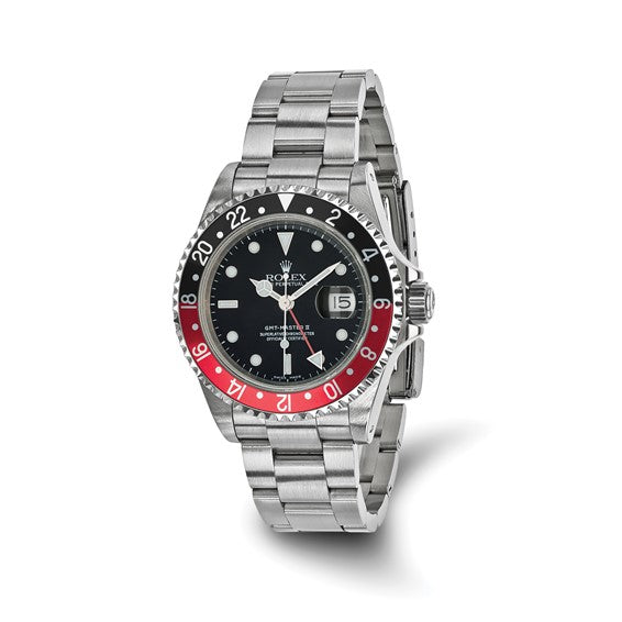 Swiss Crown™ USA Pre-owned Rolex-Independently Certified SS GMT-COKE