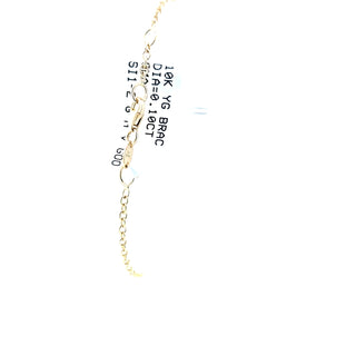 10K Yellow Gold Diamond Bracelet