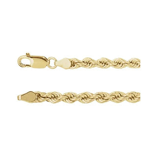 10K Yellow Gold 5.5mm Rope Chain 22"