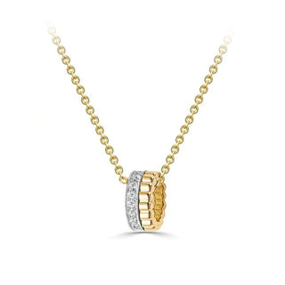 10KT Lab Grown Diamond Iconic Circle Pendant