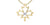 A 10K yellow gold necklace with a maple leaf shape and a Canadian diamond in the center.