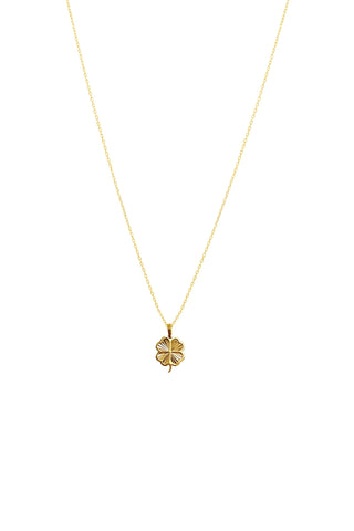 10K Yellow Gold 4-Leaf Clover Charm