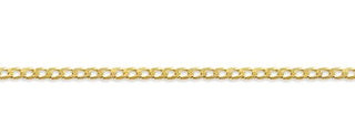 10K Yellow Gold Anklet - Adjustable 10"