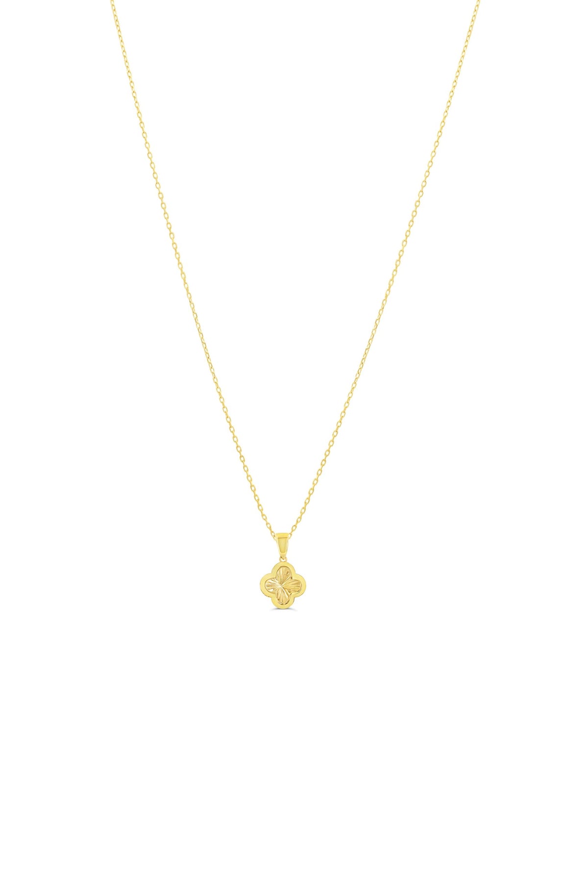 10K Yellow Gold Clover Charm