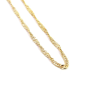 Tobillera de oro amarillo de 10 quilates: ajustable de 9 a 10 pulgadas