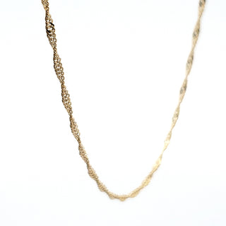 Tobillera de oro amarillo de 10 quilates: ajustable de 9 a 10 pulgadas