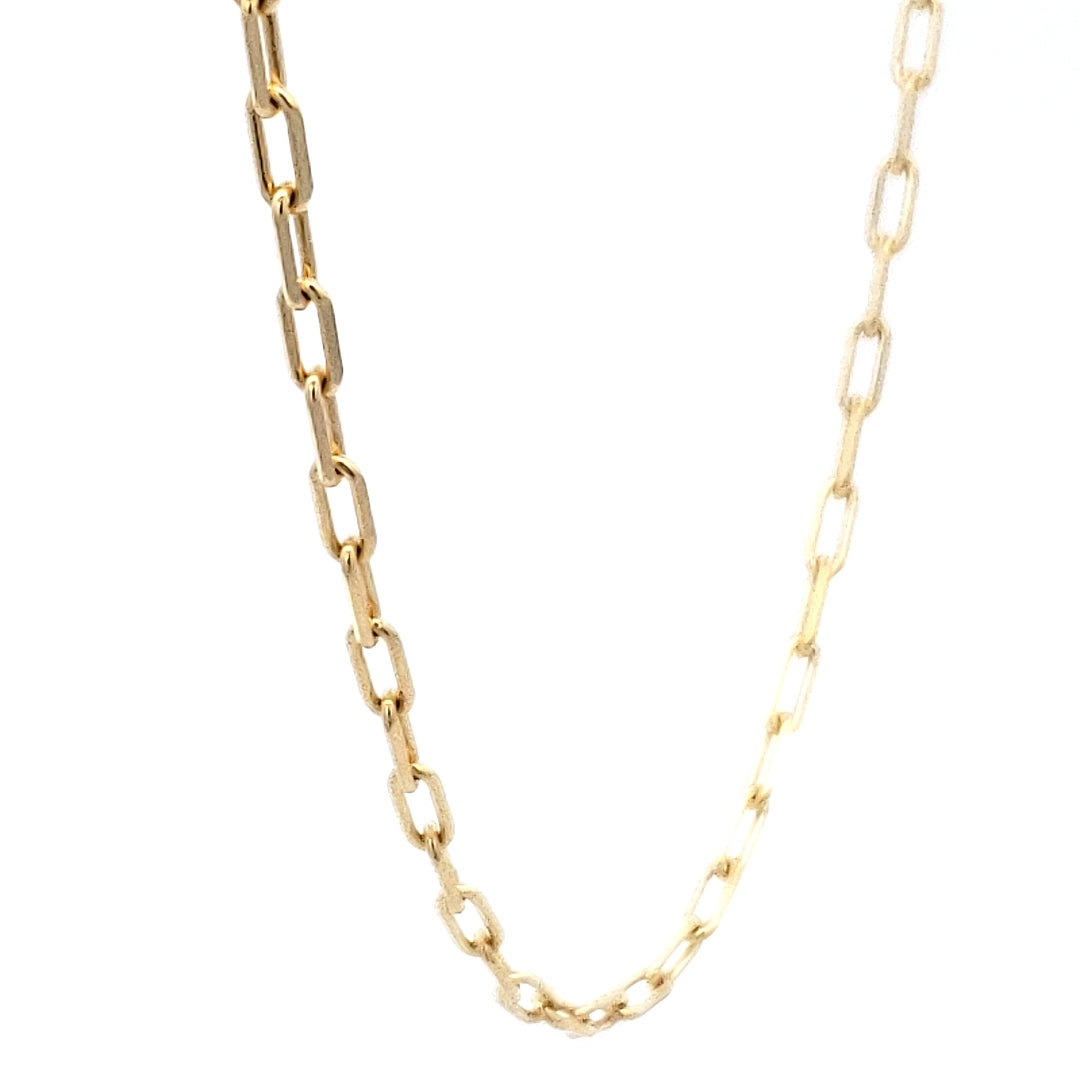 10K Yellow Gold Anklet - Adjustable 9-10&quot;