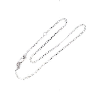 10K White Gold Anklet - Adjustable 9-10"