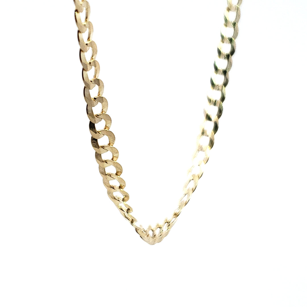 10K Yellow Gold Anklet - Adjustable 9-10&quot;