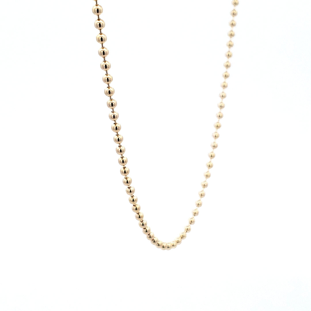 10K Yellow Gold Anklet - Adjustable 9-10&quot;