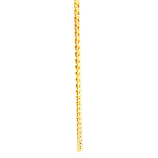 10K Yellow Gold 4.4mm Hollow Miami Cuban Link Chain 22"