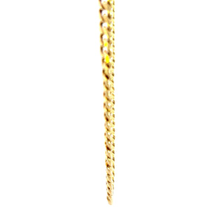 10K Yellow Gold 5.5mm Hollow Miami Cuban Link Chain 24"