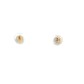 Pendientes de oro amarillo de 10 quilates con circonita cúbica de 10 mm
