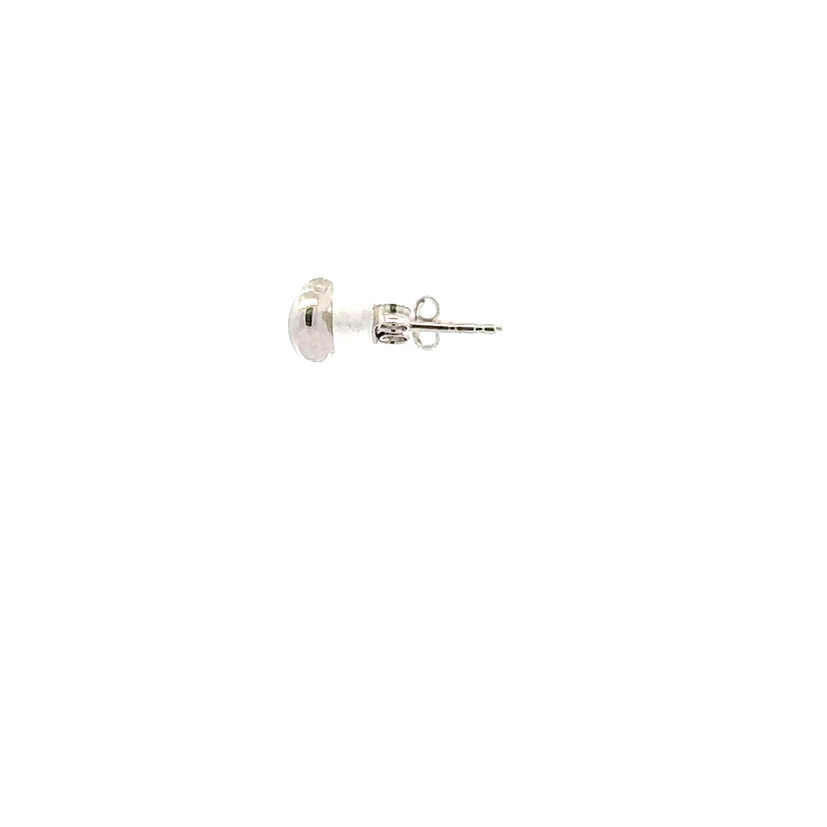 10K Delights White Gold Heart Shaped Stud Earrings