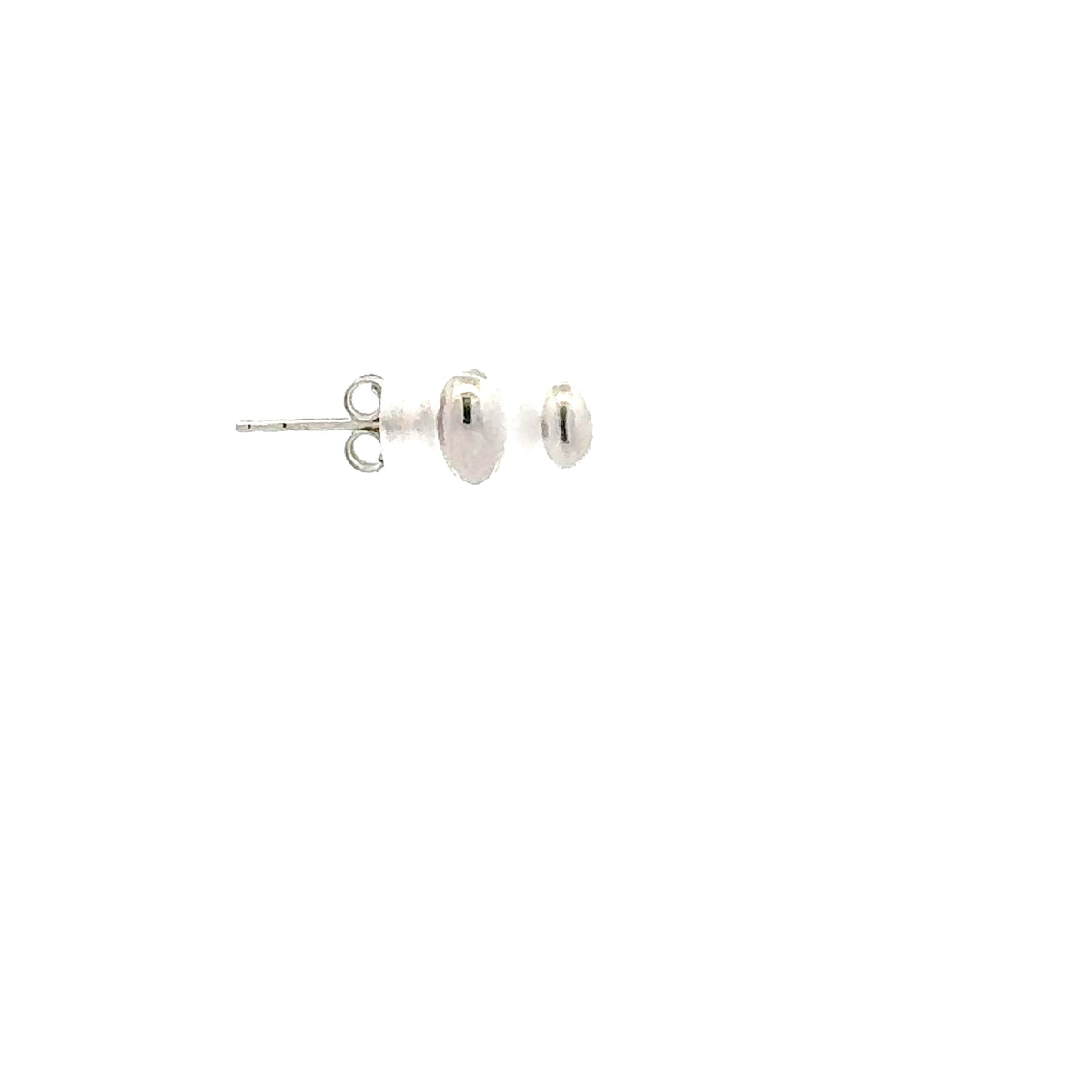 10K Delights White Gold Heart Shaped Stud Earrings