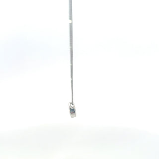 925 Sterling Silver Lab Grown Diamond  Pendant Necklace