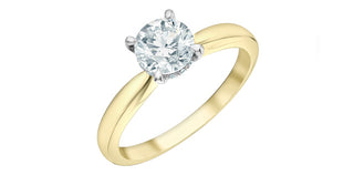 14K Gold Lab Grown Diamond Engagement Ring