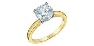 14K Gold Lab Grown Diamond Engagement Ring