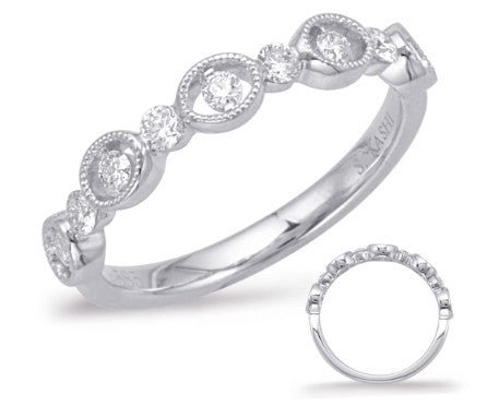Anillo de diamantes de 0,29 quilates en oro blanco de 14 quilates