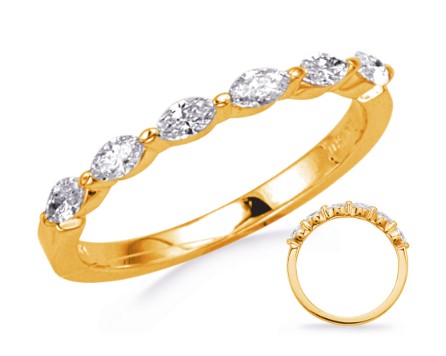Anillo de diamantes de 0,40 quilates en oro amarillo de 14 quilates