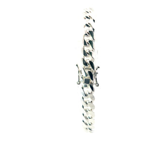 925 Sterling Silver 8.5mm Miami Cuban Link with Box Clasp - 8 Inches