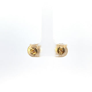 Aretes de oro amarillo de 14 quilates con diamantes cultivados en laboratorio de 1,05 quilates