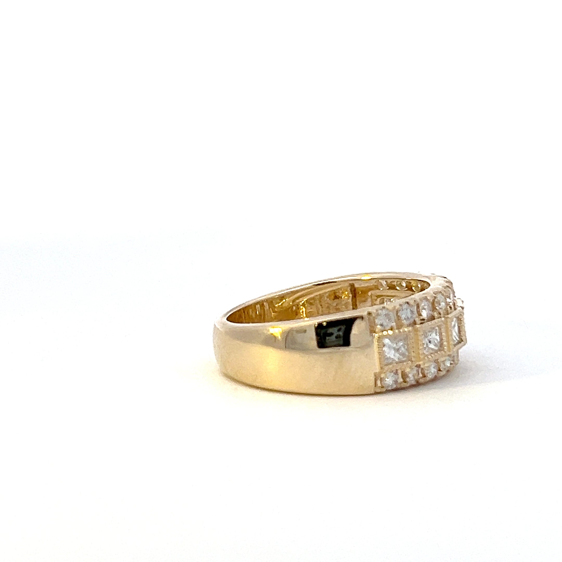 10K Yellow Gold 1.00 ct Diamond Ring - 4 / yellow gold