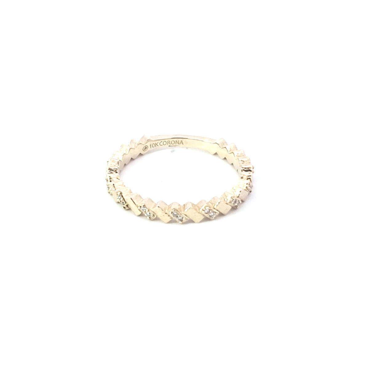 10K Yellow Gold 0.07 cttw Diamond Ring
