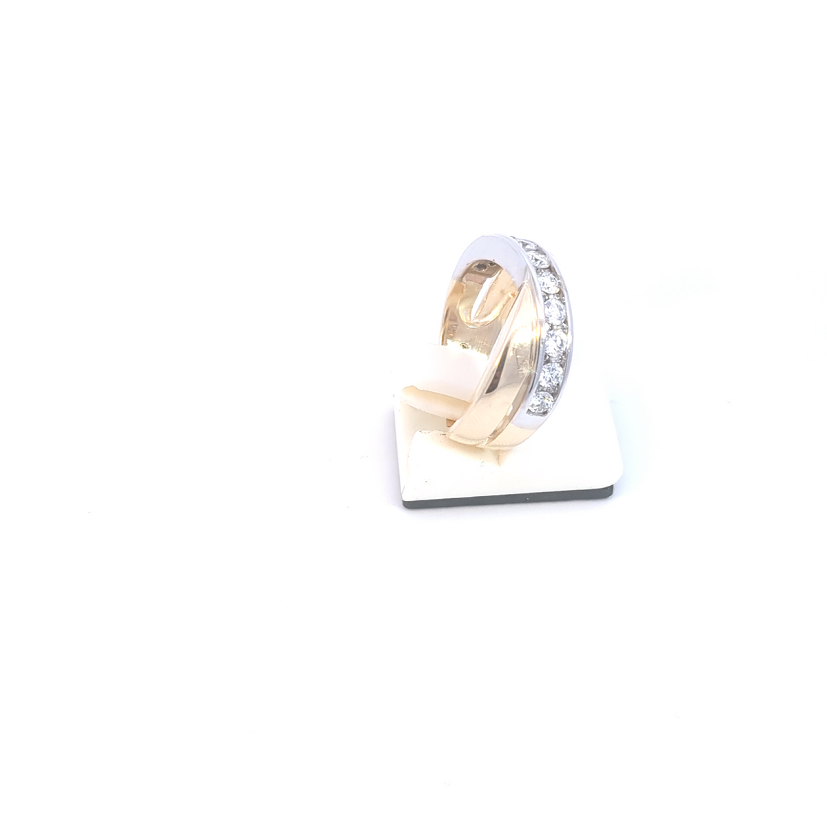 10K 2 Tone Gold 0.74cttw Diamond Ring