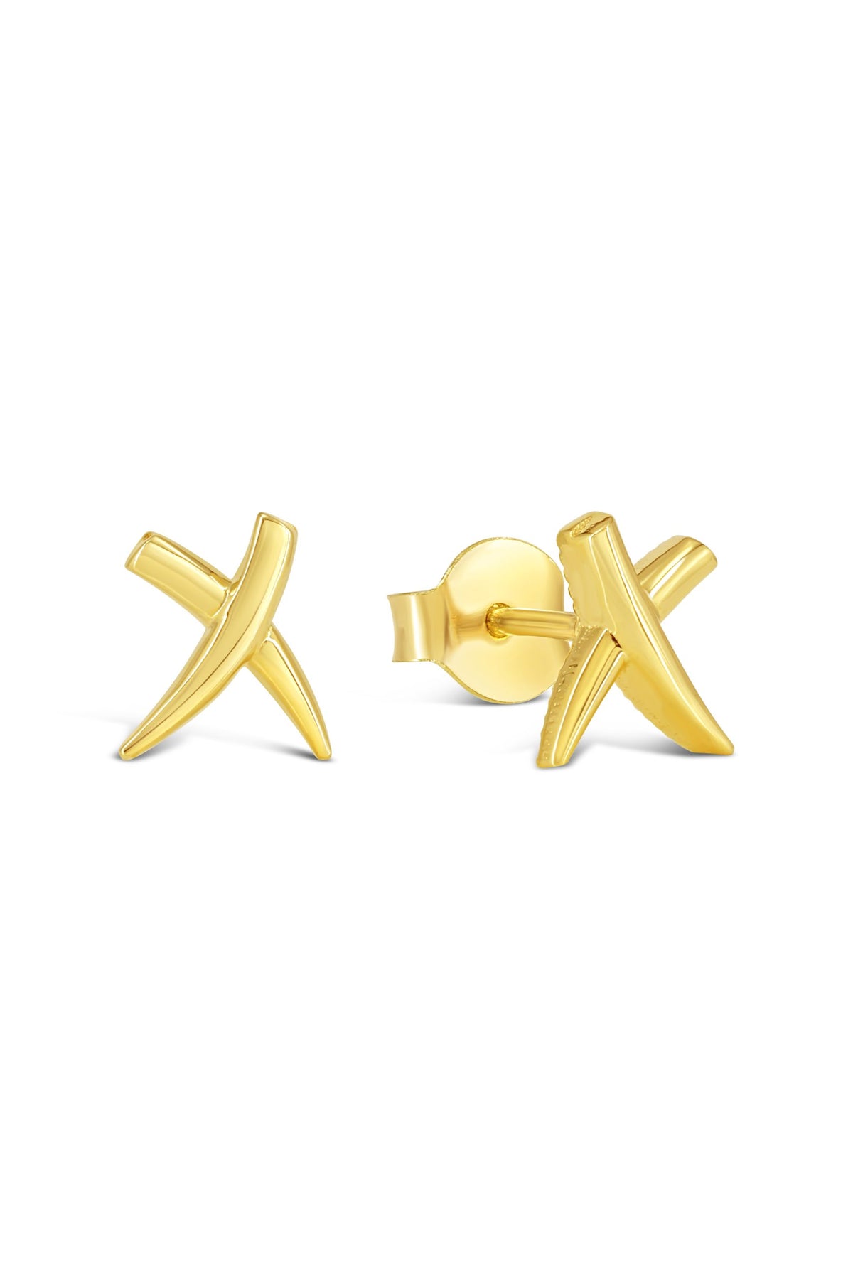 10K Yellow Gold Stud Earrings