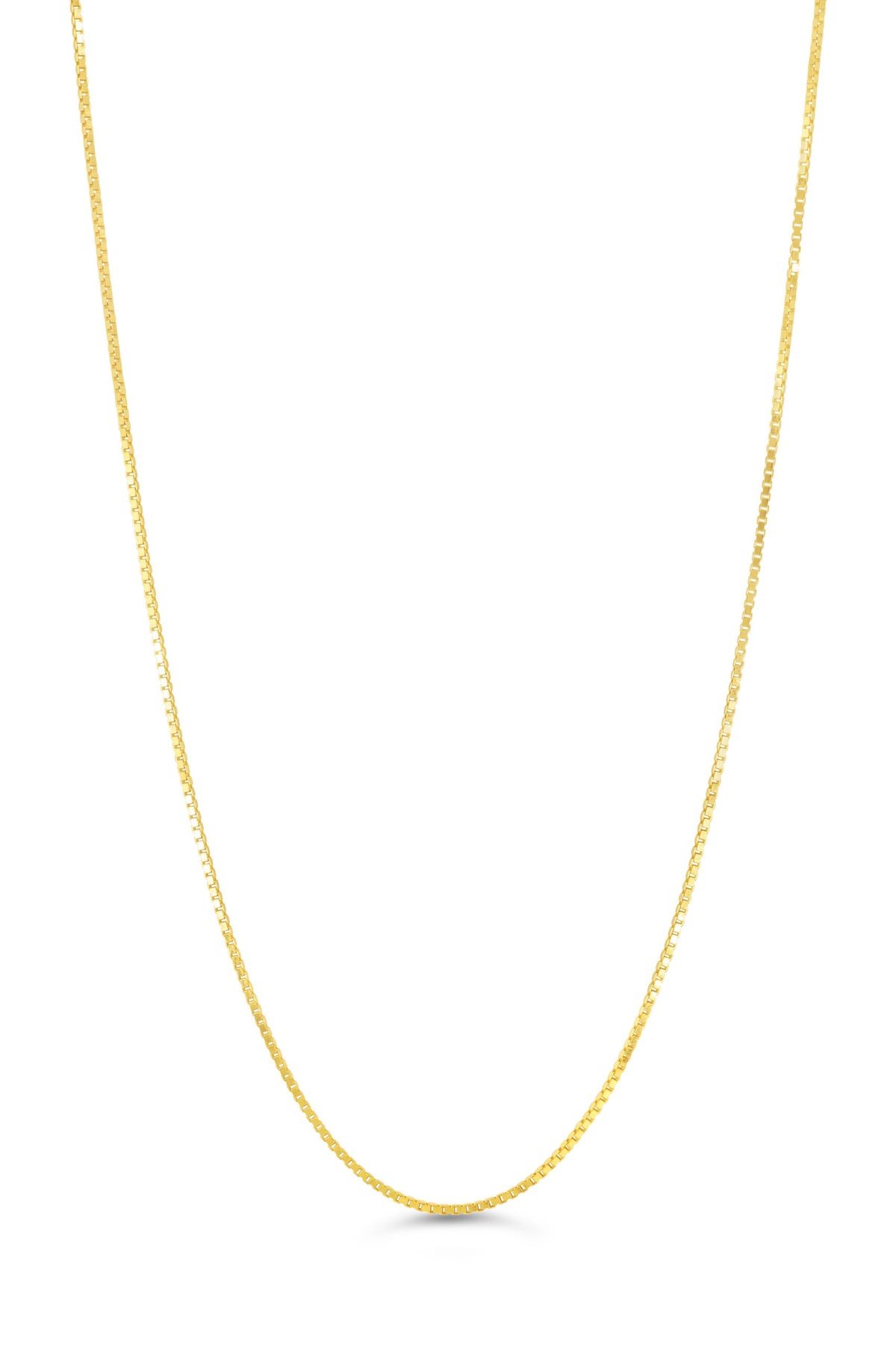 10K Yellow Gold Italian Box Chain 18&quot;