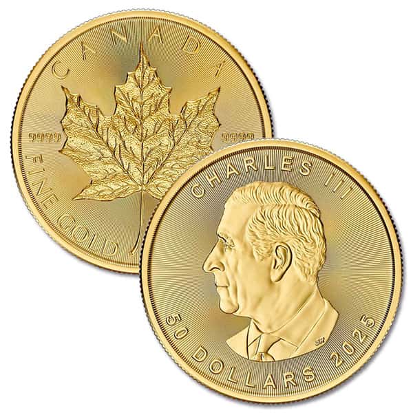 1 oz 2025 Canadian Maple Leaf Gold Coin